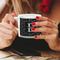 Video Game Espresso Cup - 6oz (Double Shot) LIFESTYLE (Woman hands cropped)