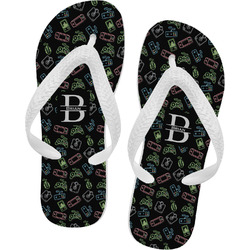 Video Game Flip Flops - Large (Personalized)
