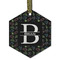 Video Game Flat Glass Ornament - Hexagon w/ Name and Initial