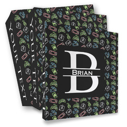 Video Game 3 Ring Binder - Full Wrap (Personalized)