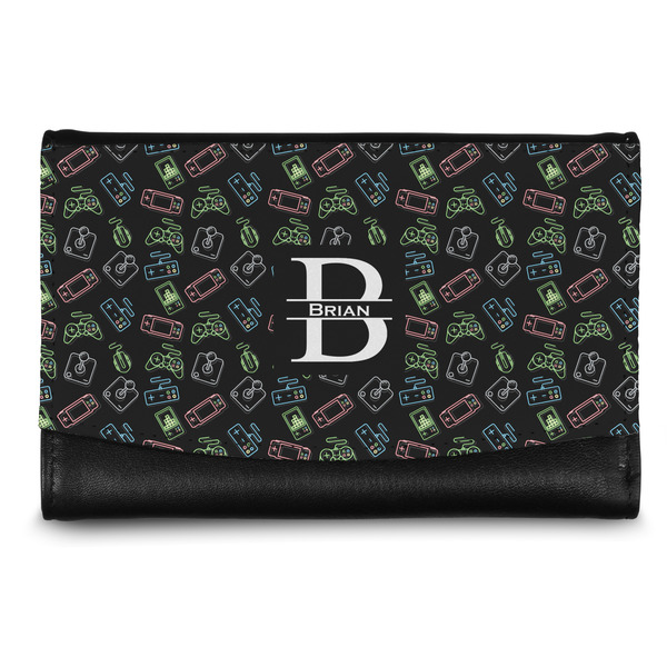Custom Video Game Genuine Leather Women's Wallet - Small (Personalized)