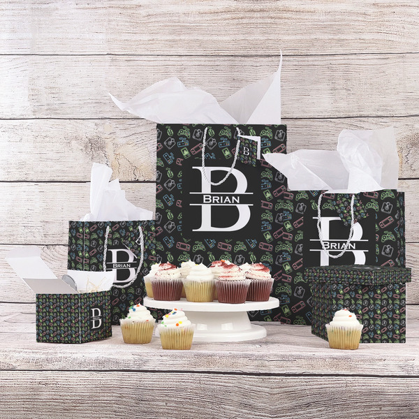 Video Game Gift Bags - In Context