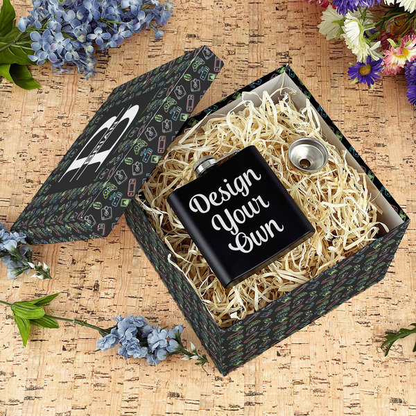 Video Game Gift Boxes with Lid - Canvas Wrapped - Large - In Context