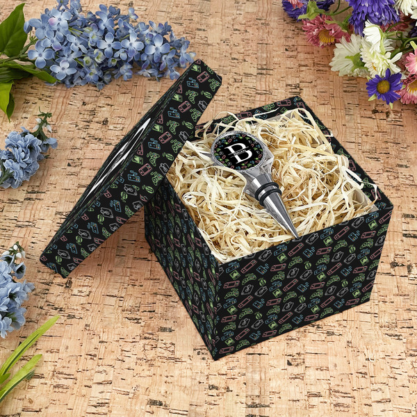 Video Game Gift Boxes with Lid - Canvas Wrapped - Medium - In Context