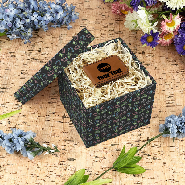 Video Game Gift Boxes with Lid - Canvas Wrapped - Small - In Context