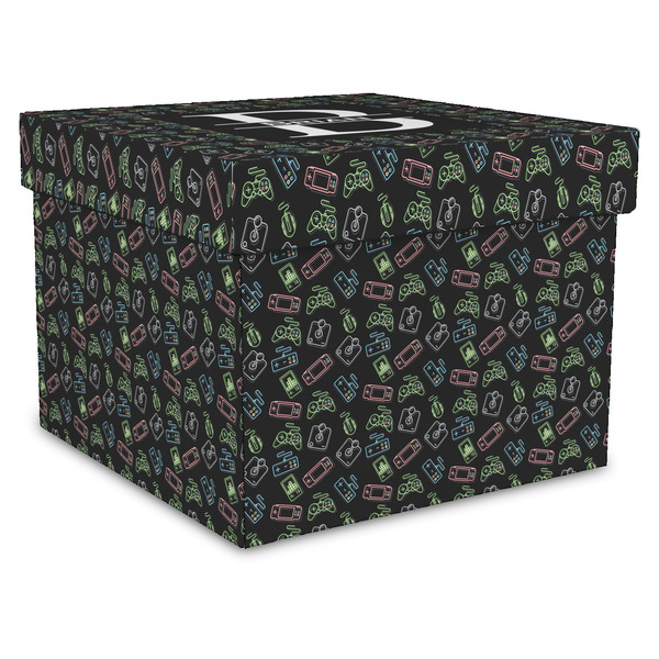 Custom Video Game Gift Box with Lid - Canvas Wrapped - X-Large (Personalized)