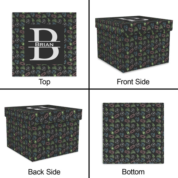Video Game Gift Boxes with Lid - Canvas Wrapped - XX-Large - Approval