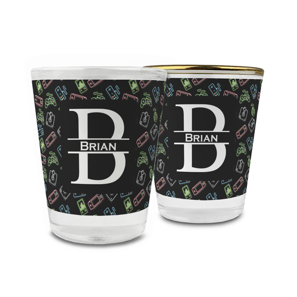 Custom Video Game Glass Shot Glass - 1.5 oz (Personalized)