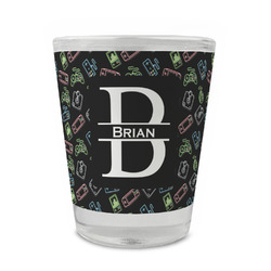 Video Game Glass Shot Glass - 1.5 oz - Set of 4 (Personalized)