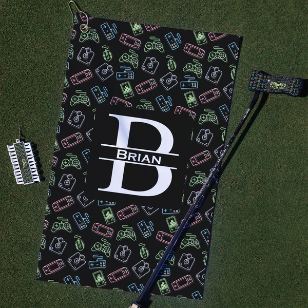 Custom Video Game Golf Towel Gift Set (Personalized)