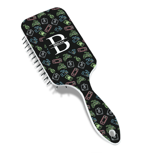 Video Game Hair Brush - Angle View