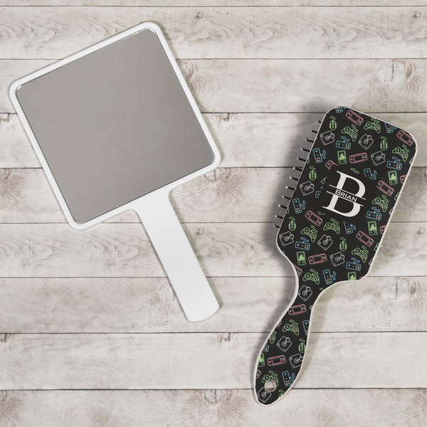 Video Game Hair Brush - In Context