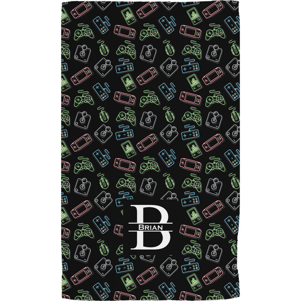 Video Game Hand Towel (Personalized) Full