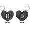 Video Game Heart Keychain (Front + Back)