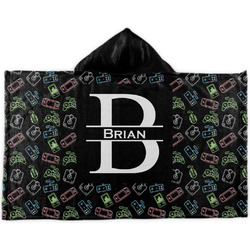Video Game Kids Hooded Towel (Personalized)