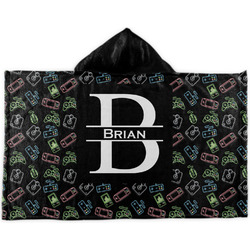 Video Game Kids Hooded Towel (Personalized)