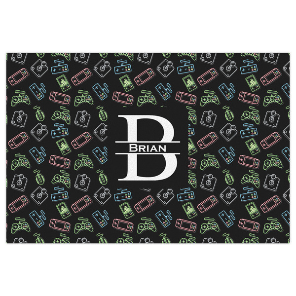 Video Game Indoor / Outdoor Rug - 4'x6' - Front Flat