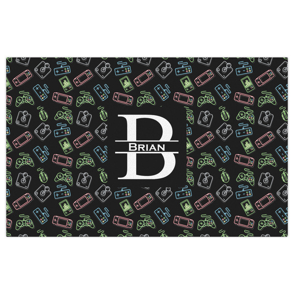 Video Game Indoor / Outdoor Rug - 5'x8' - Front Flat