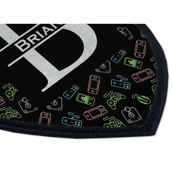 Video Game Iron on Shield 3 Detail