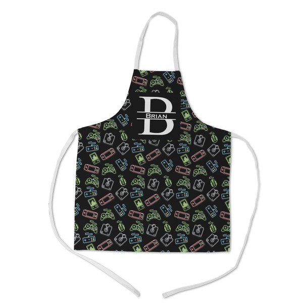 Custom Video Game Kid's Apron w/ Name and Initial