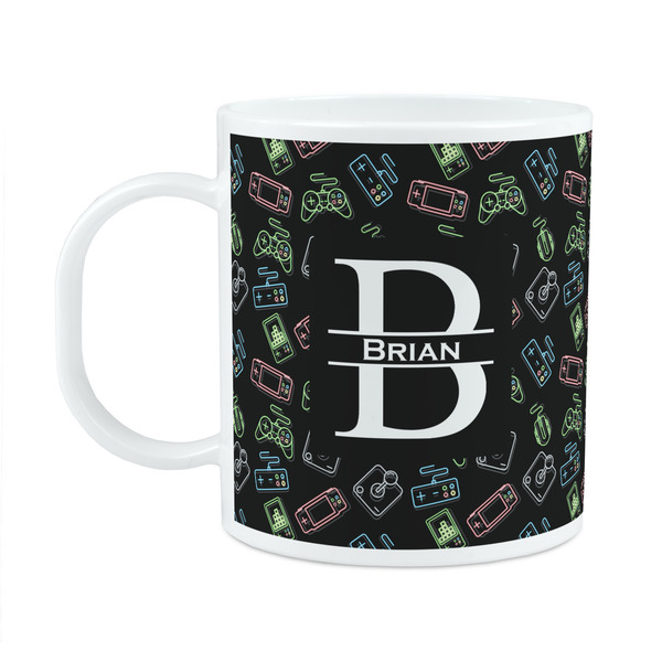 Custom Video Game Plastic Kids Mug (Personalized)