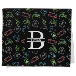 Video Game Kitchen Towel - Poly Cotton w/ Name and Initial