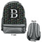 Video Game Large Backpack - Gray - Front & Back View