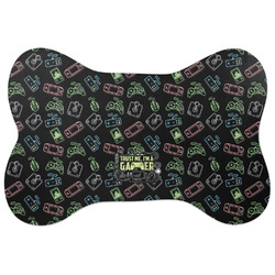 Video Game Bone Shaped Dog Food Mat (Large)