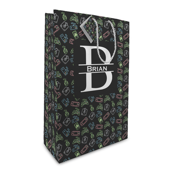 Custom Video Game Large Gift Bag (Personalized)