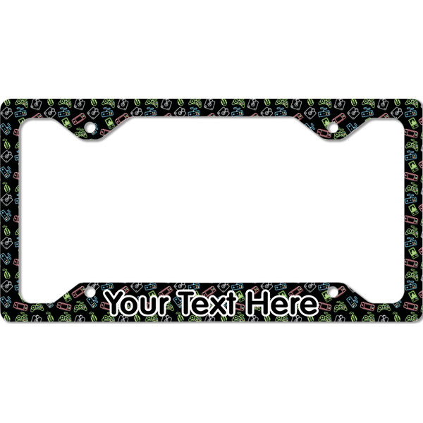 Custom Video Game License Plate Frame - Style C (Personalized)