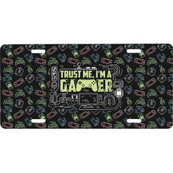 Video Game Front License Plate (Personalized)