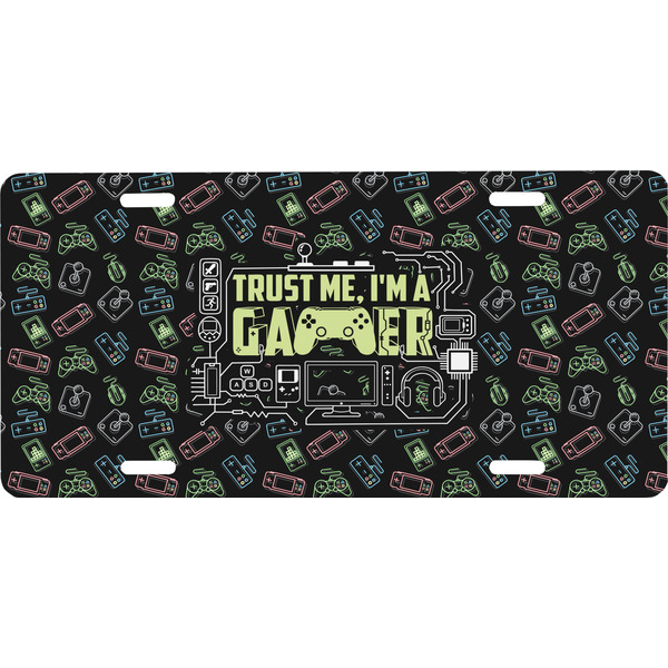 Custom Video Game Front License Plate