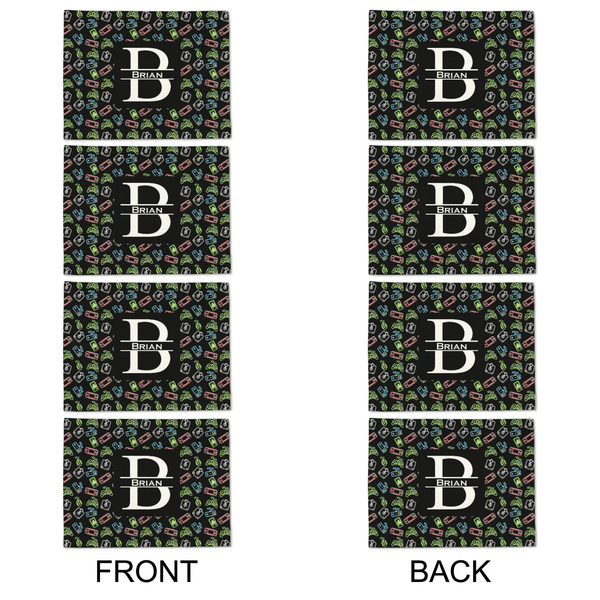 Video Game Linen Placemat - APPROVAL Set of 4 (double sided)