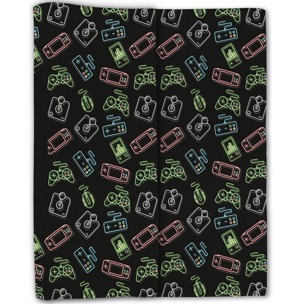 Video Game Linen Placemat - Folded Half (double sided)