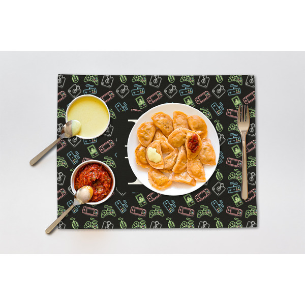 Video Game Linen Placemat - Lifestyle (single)