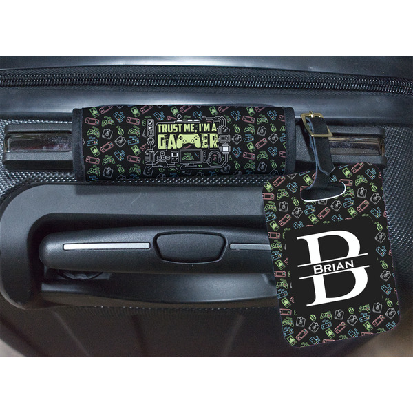 Video Game Luggage Wrap & Tag