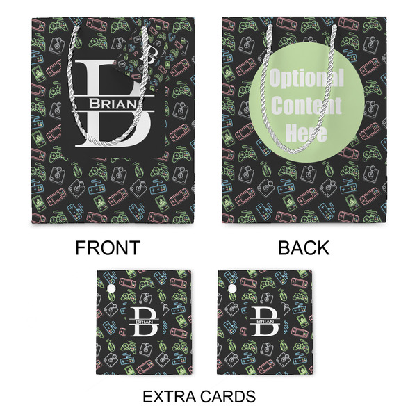 Video Game Medium Gift Bag - Approval
