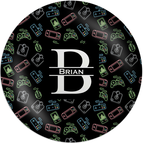 Custom Video Game Melamine Plate (Personalized)