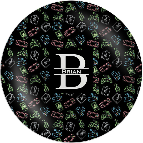 Custom Video Game Melamine Plate - 10" (Personalized)