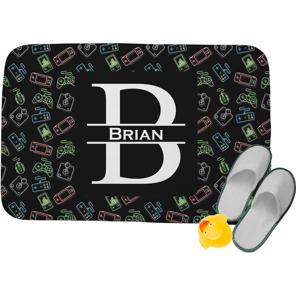 Custom Video Game Memory Foam Bath Mat - 24"x17" (Personalized)