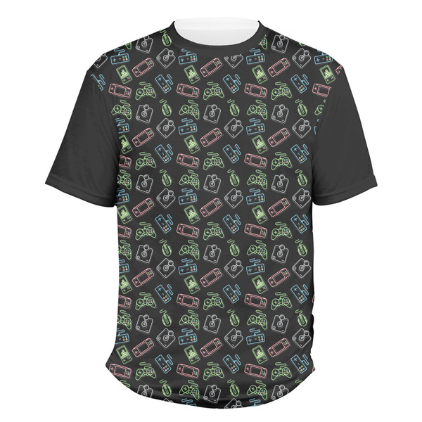 Custom Video Game Men's Crew T-Shirt - 3X Large