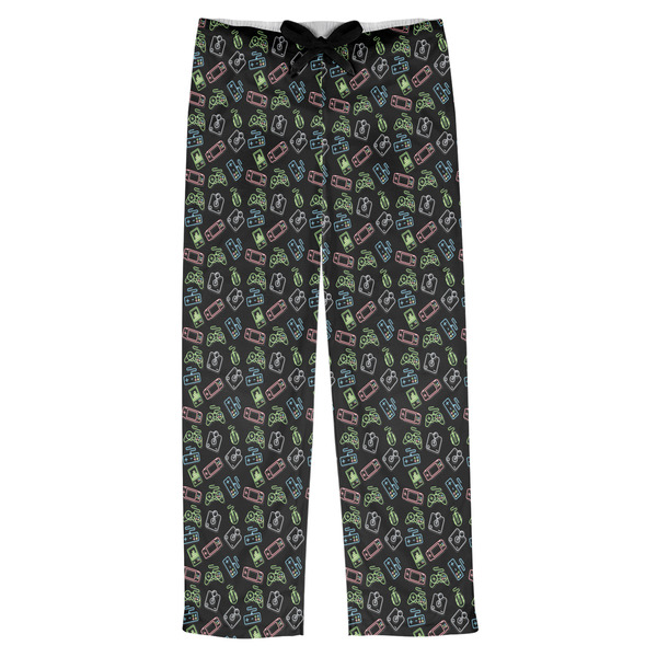 Custom Video Game Mens Pajama Pants - XS