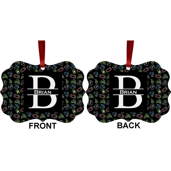 Video Game Metal Benilux Ornament - Front and Back (APPROVAL)