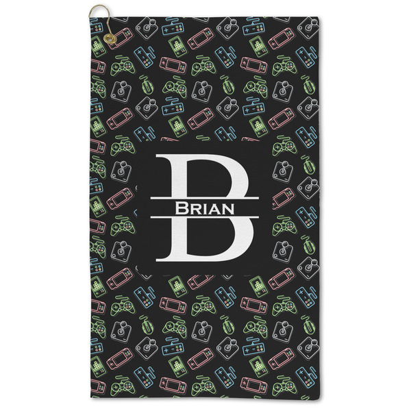 Custom Video Game Microfiber Golf Towel - Large (Personalized)