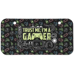 Video Game Mini/Bicycle License Plate (2 Holes)