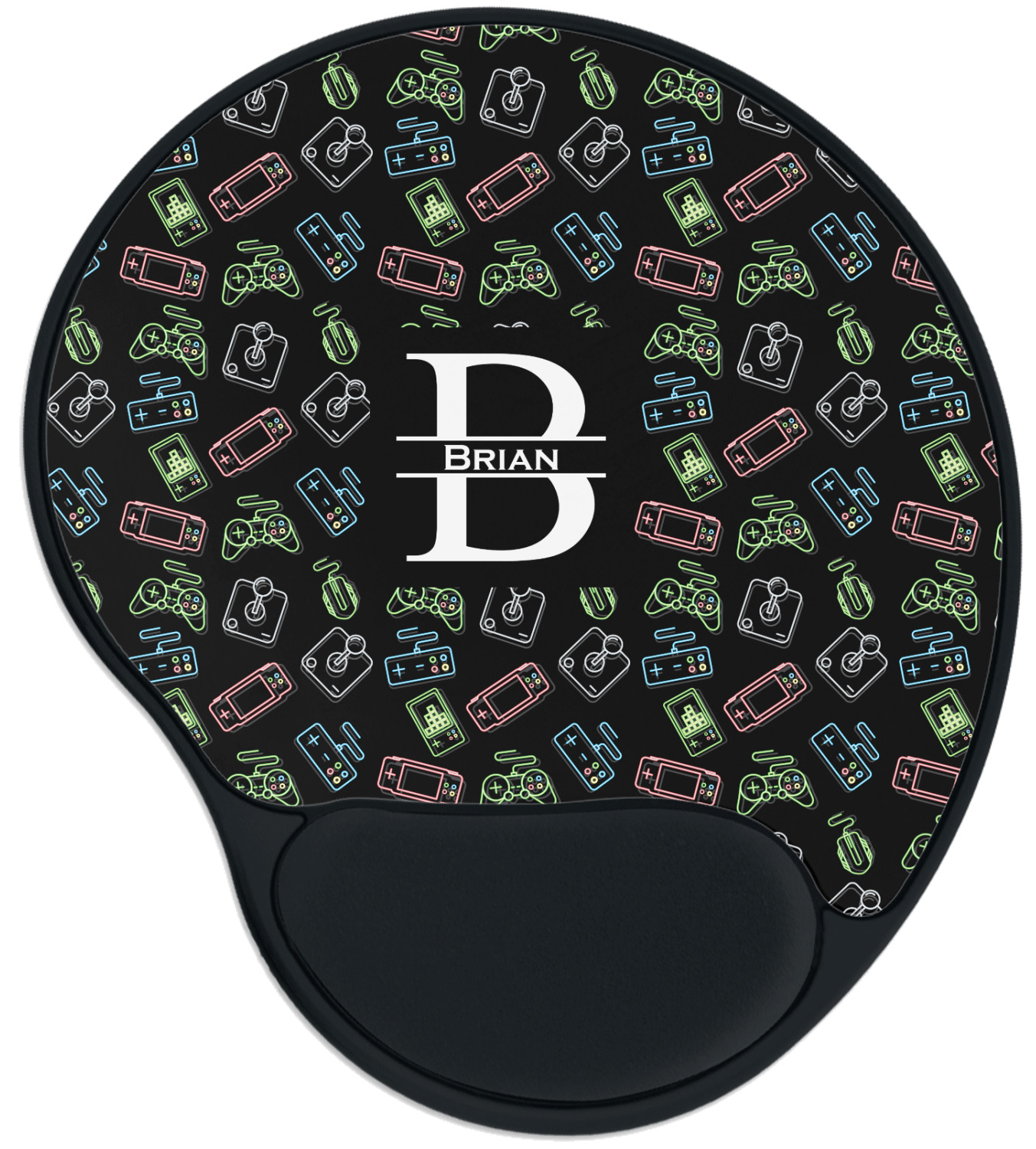 Custom Video Game Mouse Pad with Wrist Support YouCustomizeIt