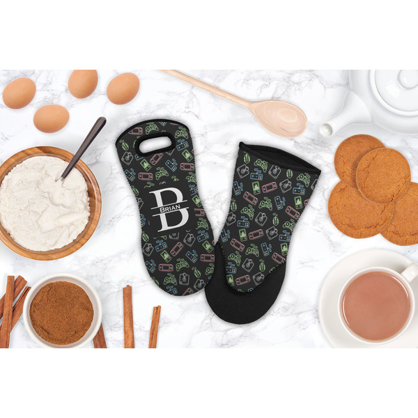 Video Game Neoprene Oven Mitt - Lifestyle Image