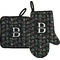 Video Game Oven Mitt & Pot Holder Set w/ Name and Initial