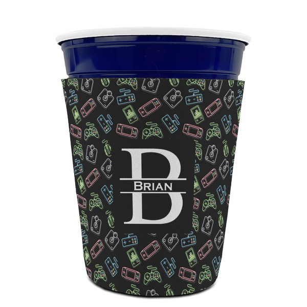 Video Game Party Cup Sleeves - without bottom - FRONT (on cup)