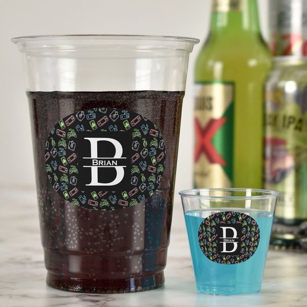 Video Game Party Cups - 16oz - In Context